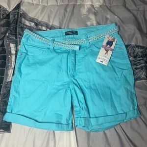 RIDERS BY LEE Mid Rise Short (Blue) (NEVER WORN)
